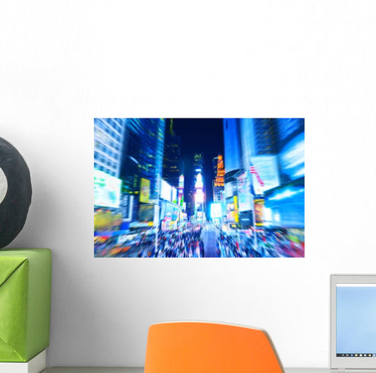 Times Square Night New Wall Decal