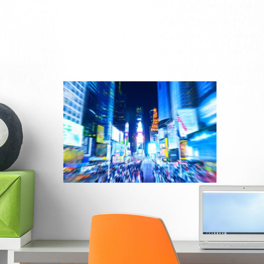 Times Square Night New Wall Decal