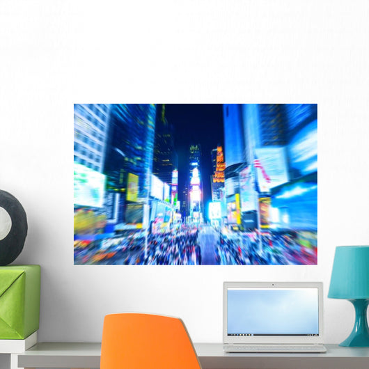 Times Square Night New Wall Decal