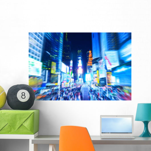 Times Square Night New Wall Decal