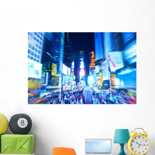 Times Square Night New Wall Decal