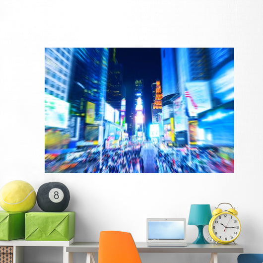 Times Square Night New Wall Decal