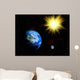 Space Landscape Wall Mural