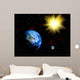 Space Landscape Wall Mural