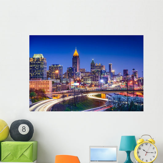 Atlanta Georgia Skyline Wall Decal