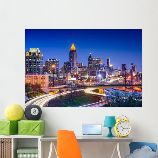 Atlanta Georgia Skyline Wall Decal