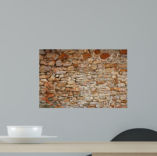 Masonry in Spain, old stone walls Wall Mural