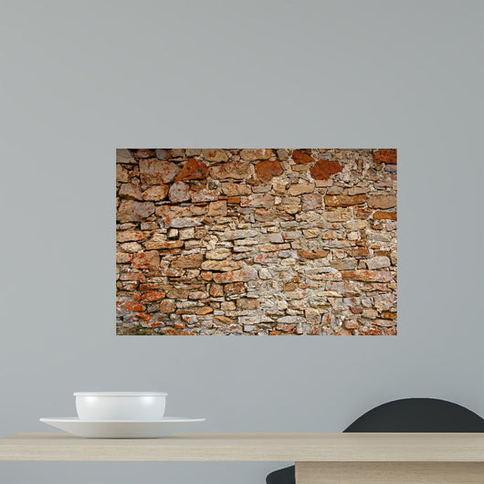 Masonry in Spain, old stone walls Wall Mural