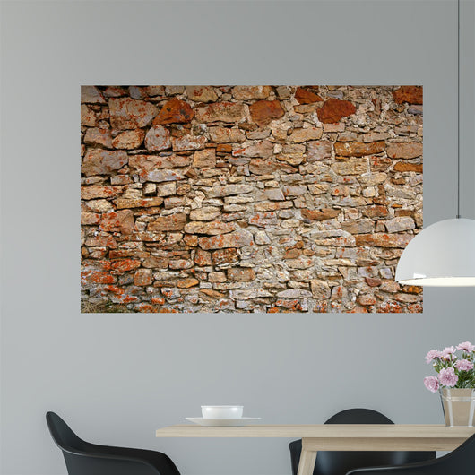 Masonry in Spain, old stone walls Wall Mural