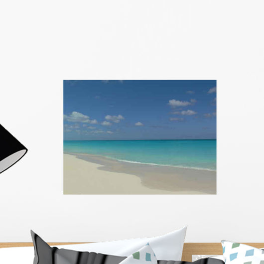 Caribbean Beach Wall Decal Design 1
