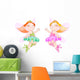Two ballerina fairies Wall Decal