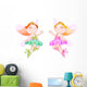 Two ballerina fairies Wall Decal