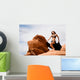 Fashion girl in belly dance dress Wall Mural