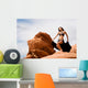 Fashion girl in belly dance dress Wall Mural