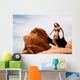 Fashion girl in belly dance dress Wall Mural