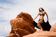 Fashion girl in belly dance dress Wall Mural