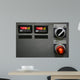 Industrial control panel installation button Wall Mural