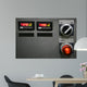 Industrial control panel installation button Wall Mural