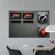 Industrial control panel installation button Wall Mural