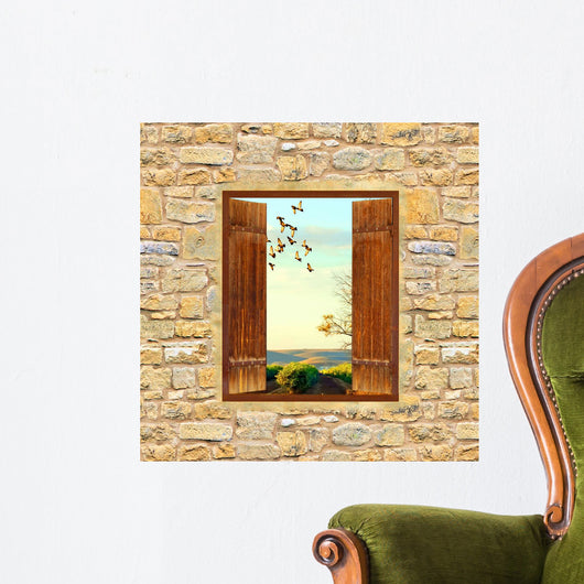 Window Wall Mural