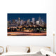 Denver Night Skyline Wall Decal