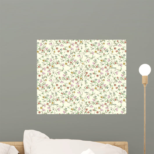 Classic ditsy floral seamless wallpaper Wall Mural