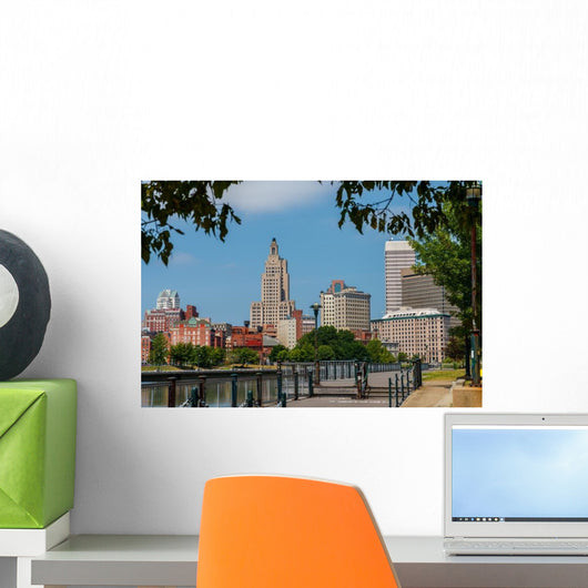 Providence Rhode Island Skyline Wall Decal