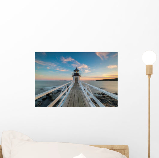 Marshall Point Lighthouse Sunset Wall Decal