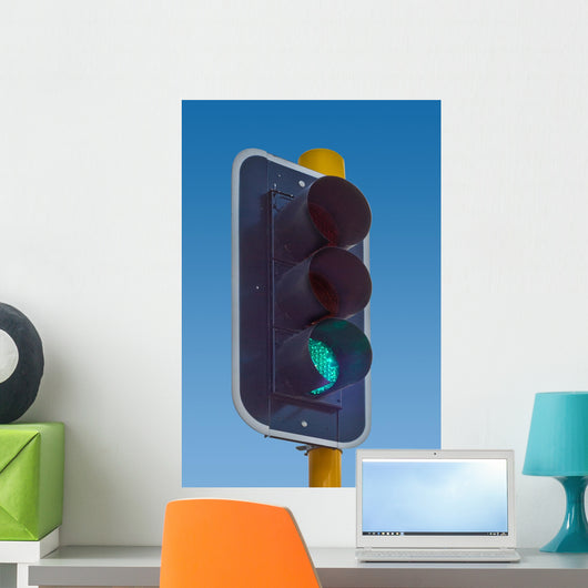 Traffic Green Light Wall Mural