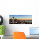 Seattle Panorama Skyline Sunset with Wall Decal