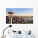 Seattle Skyline Sunset Wall Decal