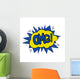 Pop Art Omg Logo Wall Decal