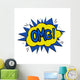 Pop Art Omg Logo Wall Decal