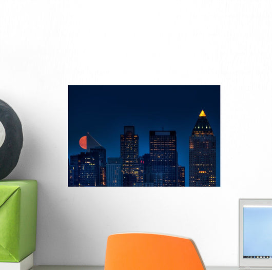 NYC Moonrise Wall Decal