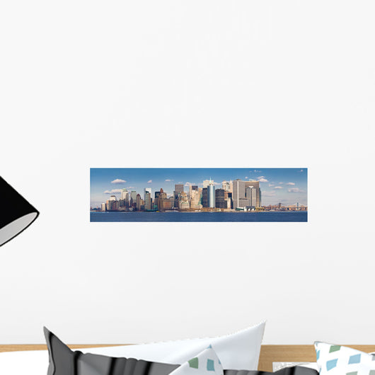 Lower Manhattan skyline in New York City Wall Mural