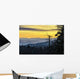 Smokey Mountains Scenic Sunset Wall Decal