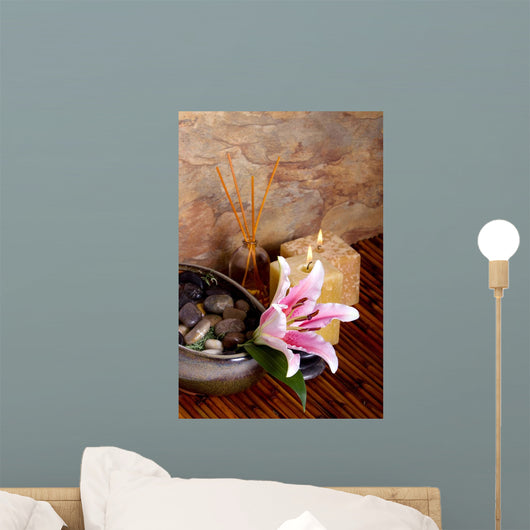 Spa Items Wall Mural