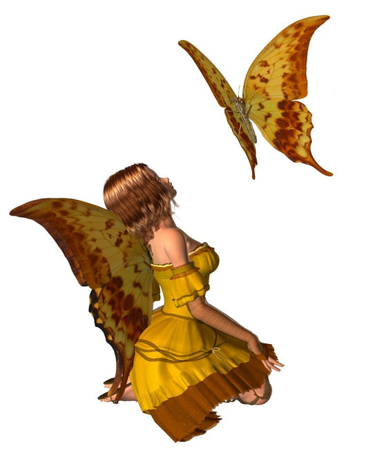 Swallowtail Butterfly Fairy Wall Decal