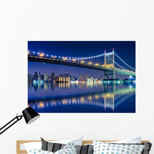 Beautiful Night with Lights Wall Decal