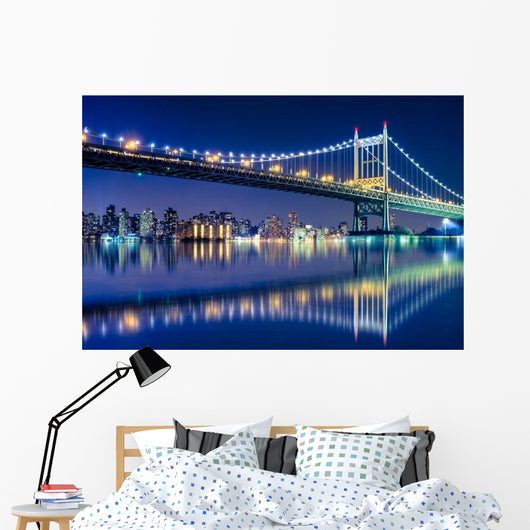 Beautiful Night with Lights Wall Decal