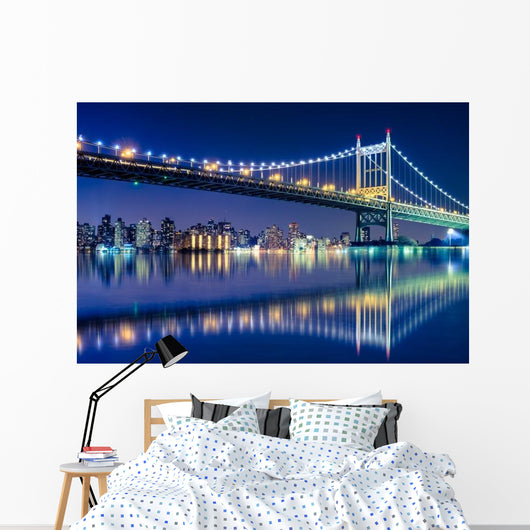 Beautiful Night with Lights Wall Decal