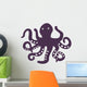 Purple Octopus Wall Decal