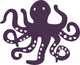 Purple Octopus Wall Decal
