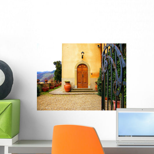 Tuscan Villa Italy Wall Decal