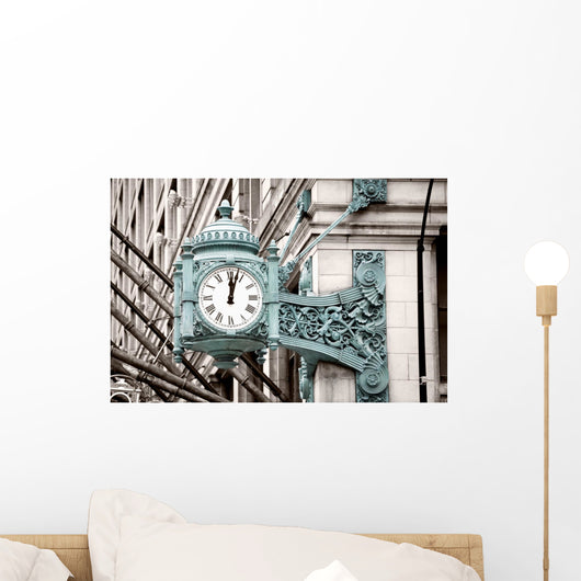 Marshall Field's Clock State Wall Decal