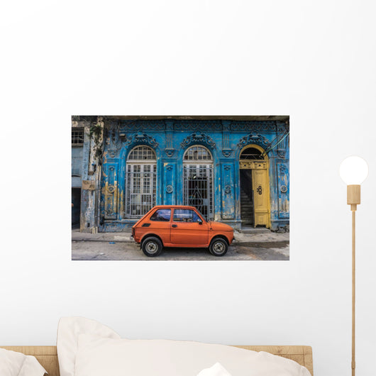 Vintage Car Havana Cuba Wall Decal