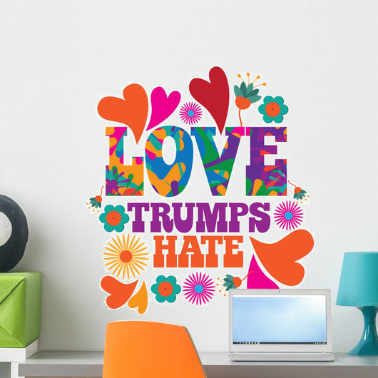 Love Trumps Hate Wall Decal