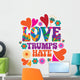 Love Trumps Hate Wall Decal
