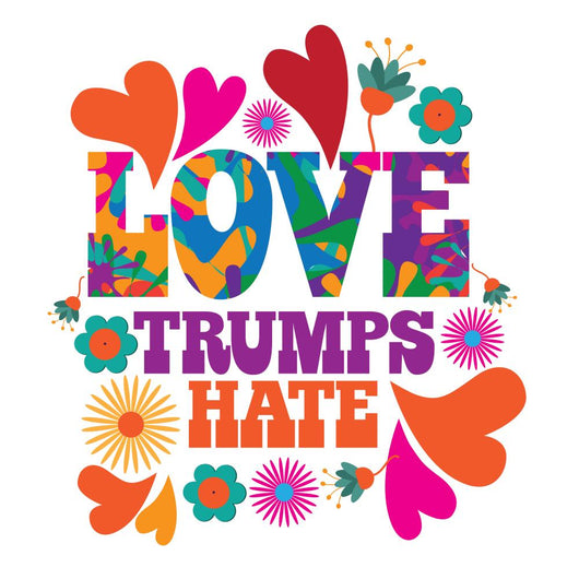 Love Trumps Hate Wall Decal