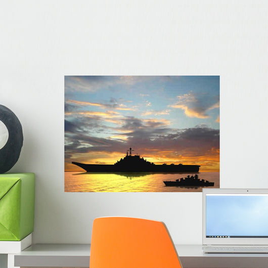 Aircraft Carrier Wall Decal